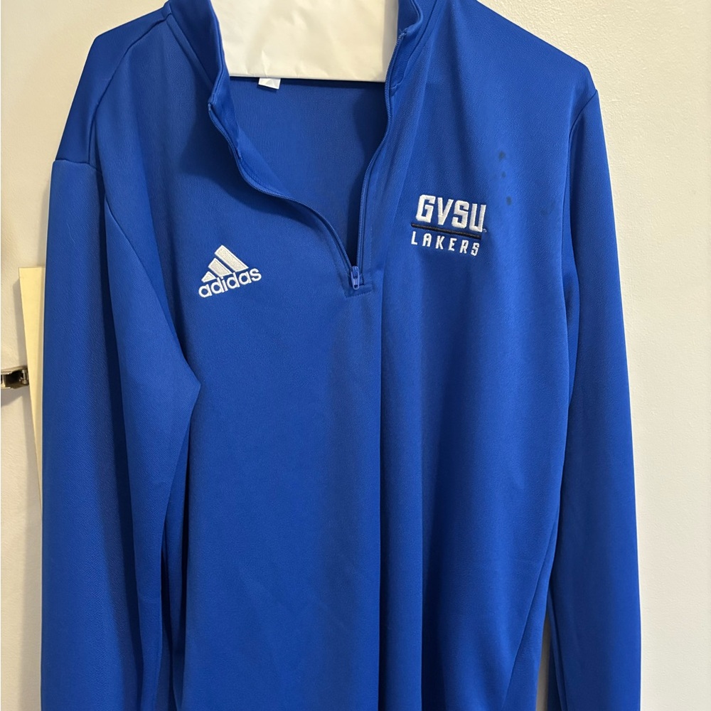 5/50$ or 10/90$

Adidas Royal Blue GVSU Lakers Quarter-Zip